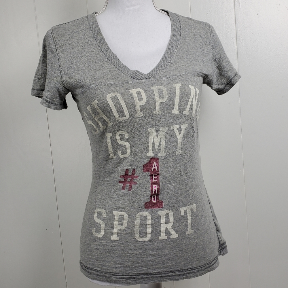 Aeropostale shopping is my # 1 sport shirt medium